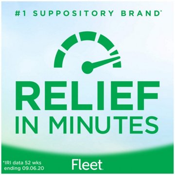 Fleet Laxative Glycerin Suppositories, 24 ct