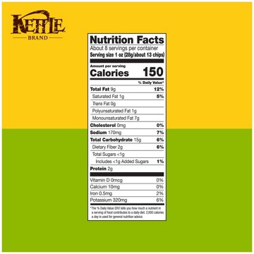 Kettle Brand Jalapeno Kettle Potato Chips, 7.5 oz