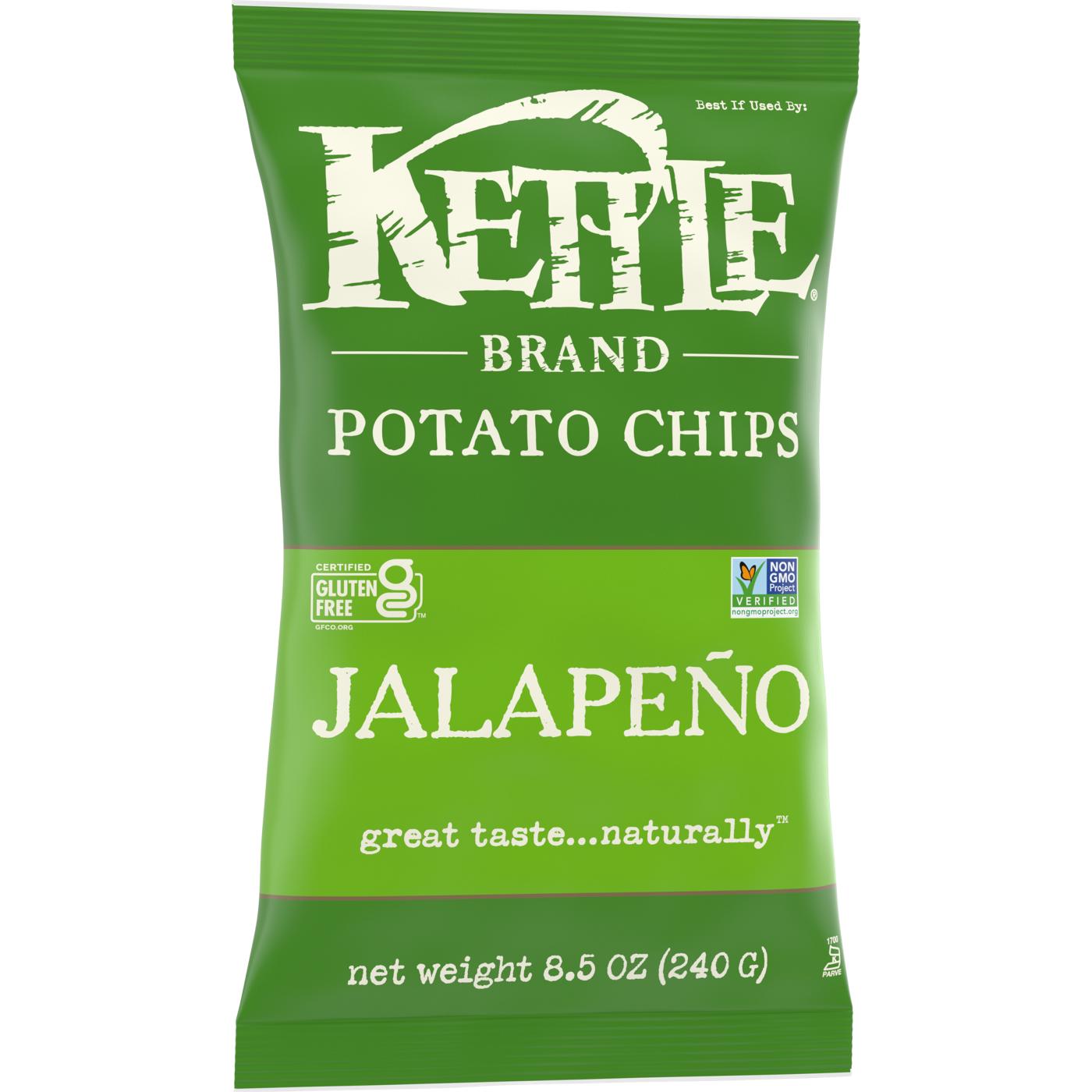 Kettle Brand Jalapeno Kettle Potato Chips; image 12 of 15