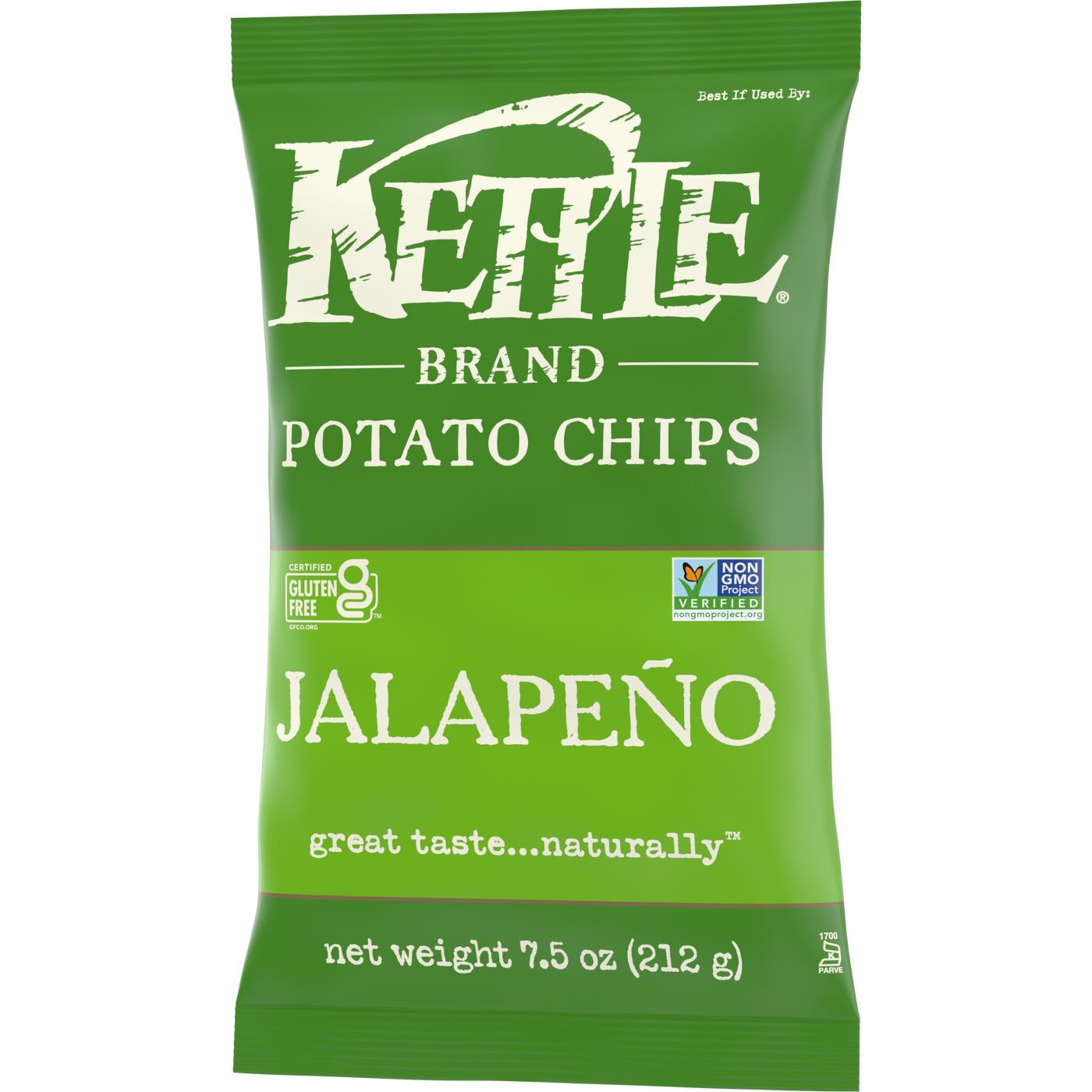 Kettle Brand Jalapeno Kettle Potato Chips; image 13 of 15