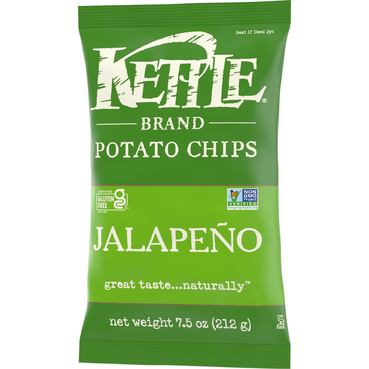 Kettle Brand Jalapeno Kettle Potato Chips; image 5 of 15