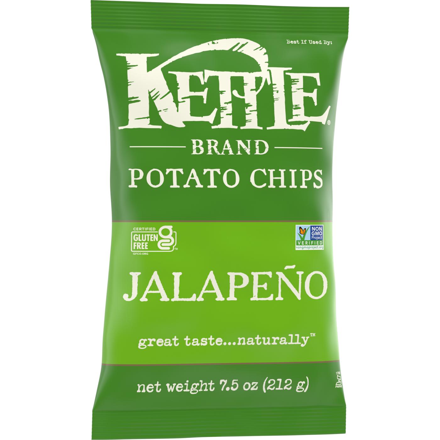 Kettle Brand Jalapeno Kettle Potato Chips; image 4 of 15