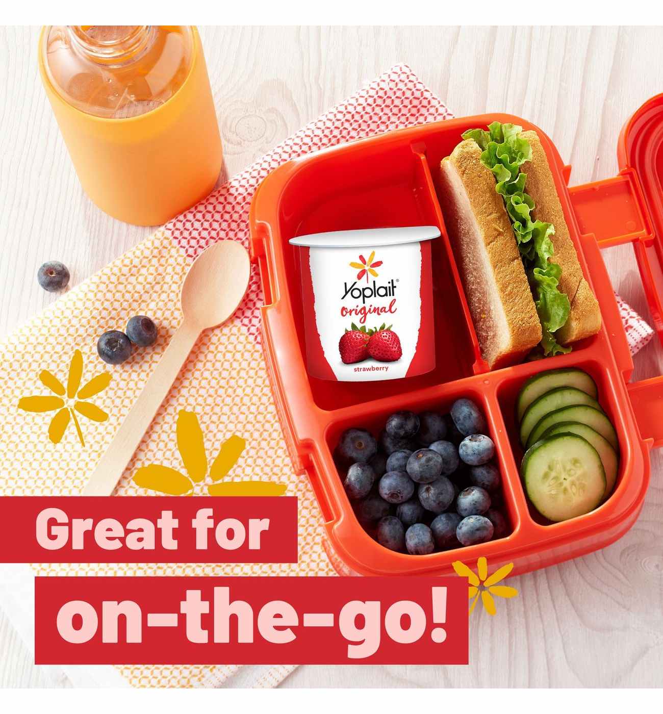 Yoplait Original Low-Fat Strawberry & Strawberry Banana Yogurt; image 4 of 6