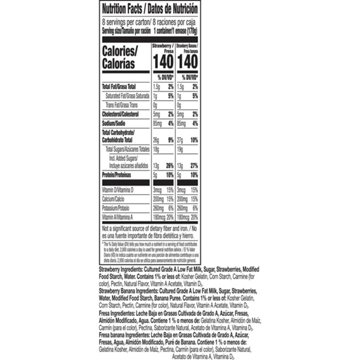 Yoplait Original Low-Fat Strawberry & Strawberry Banana Yogurt, 8 ct