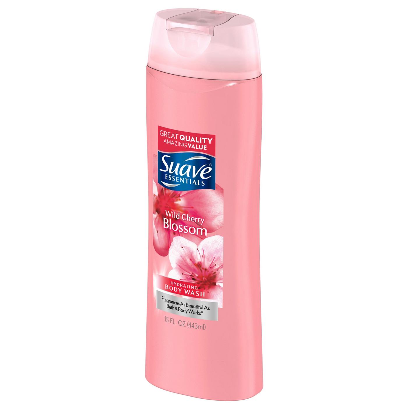 Suave Essentials Body Wash Wild Cherry Blossom; image 2 of 4