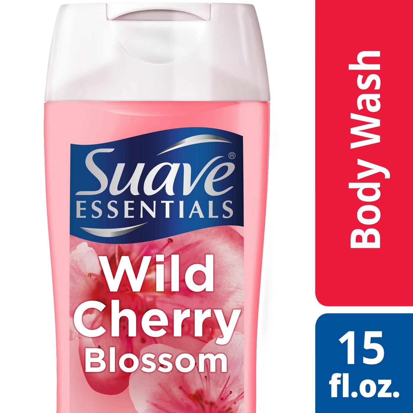 Suave Essentials Body Wash Wild Cherry Blossom Shop Body wash at HEB