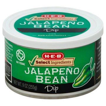 H-E-B Jalapeño Bean Dip, 9 oz