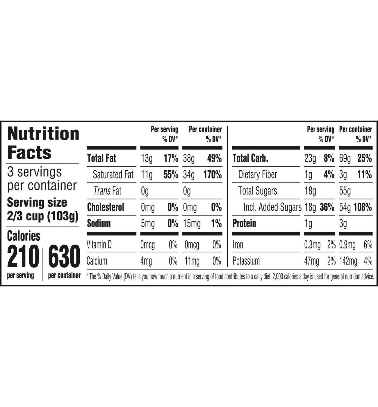 So Delicious Dairy Free Coconut Vanilla Bean Frozen Dessert; image 2 of 7