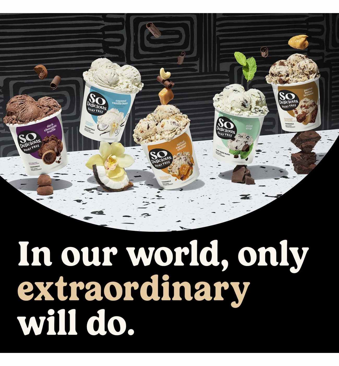 So Delicious Dairy Free Coconut Vanilla Bean Frozen Dessert; image 3 of 7