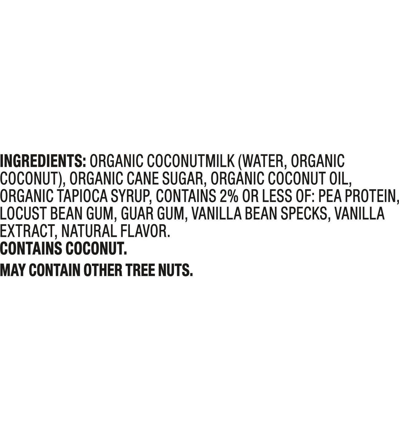 So Delicious Dairy Free Coconut Vanilla Bean Frozen Dessert; image 6 of 7