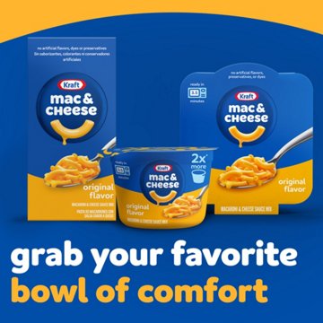 Kraft Original Flavor Macaroni & Cheese Dinner, 4.1 oz