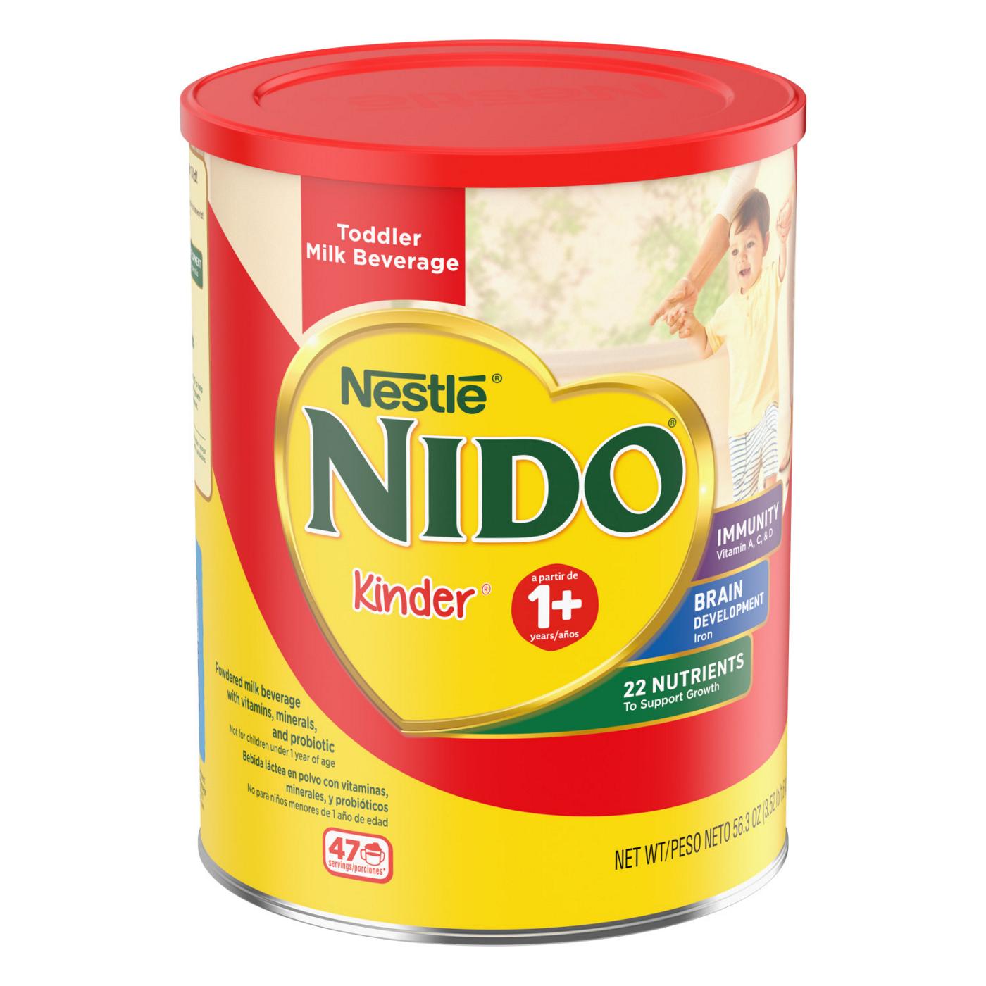 Nido Kinder Toddler Milk Beverage Powder Mix for 1+ Years, 47 Servings; image 1 of 7