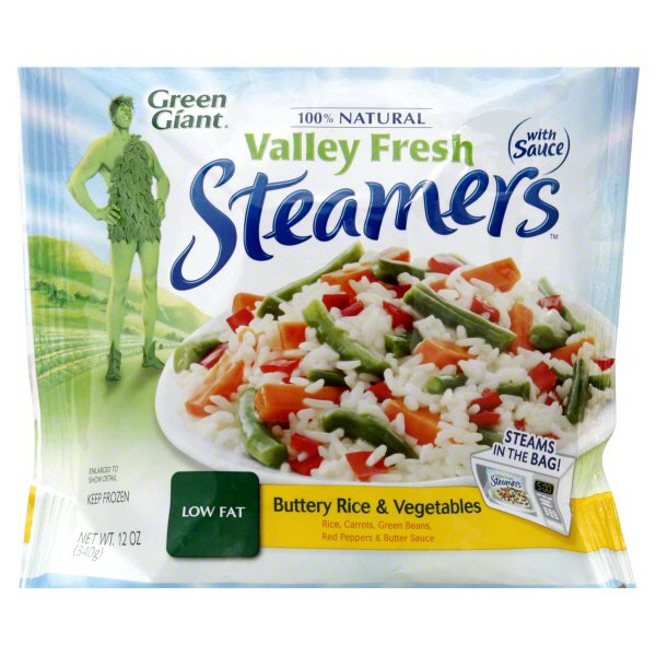 Green Giant Valley Fresh Steamers Buttery Rice and Vegetables Shop Mixed Vegetables at HEB