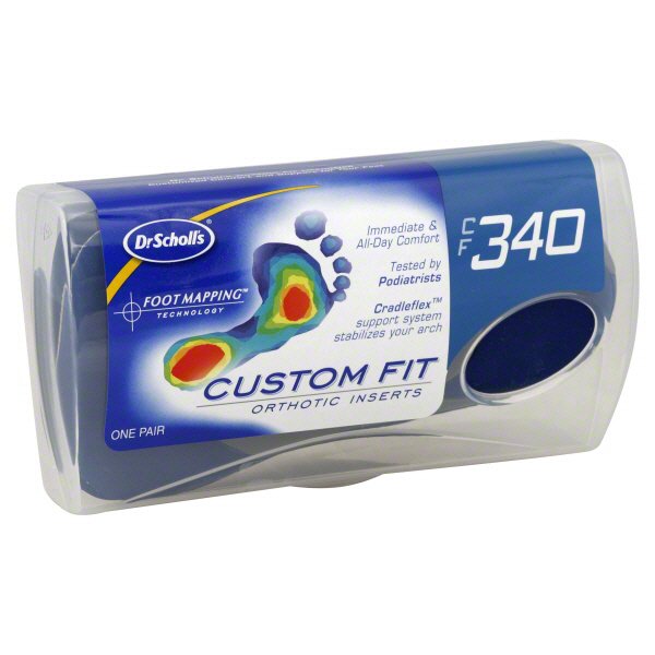Dr. Scholl's Custom Fit Orthotic Inserts CF 340 Shop Foot Care at HEB