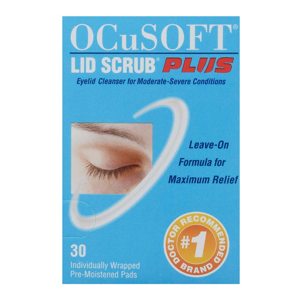 Ocusoft Plus Eye Lid Scrub Pads Shop Eye Wash At H E B 