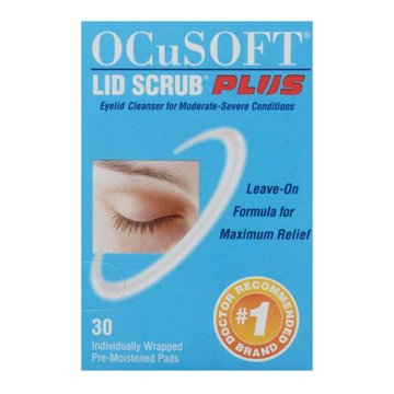 OCuSOFT Plus Eye Lid Scrub Pads, 30 ct