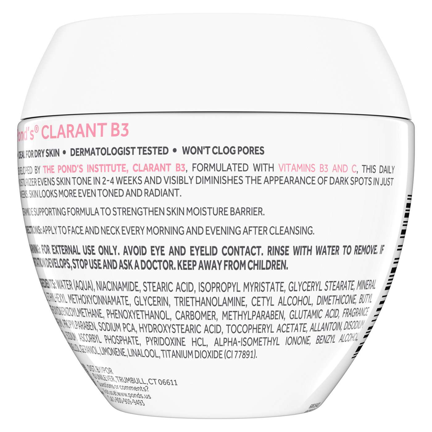 Pond's Clarant B3 Dark Spot Correcting Face Cream for Dry Skin; image 6 of 9