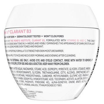 Pond's Clarant B3 Dark Spot Correcting Face Cream for Dry Skin, 7 oz