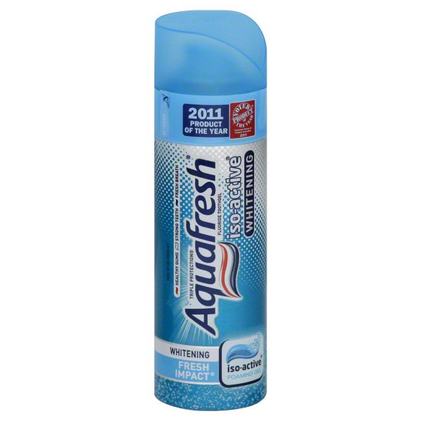Aquafresh IsoActive Whitening Fresh Impact Foaming Gel Shop