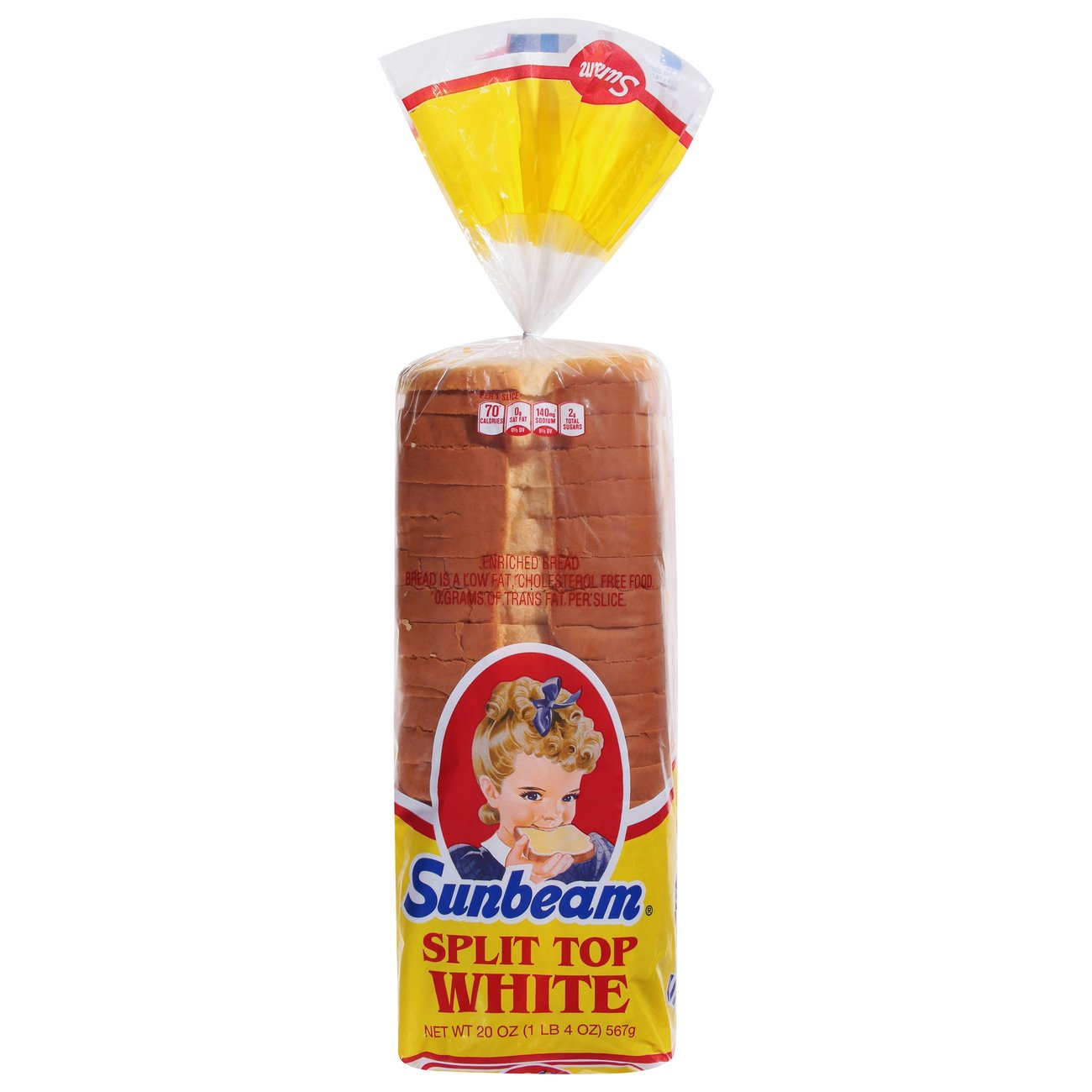 Sunbeam Split Top White Bread Shop Sliced bread at HEB