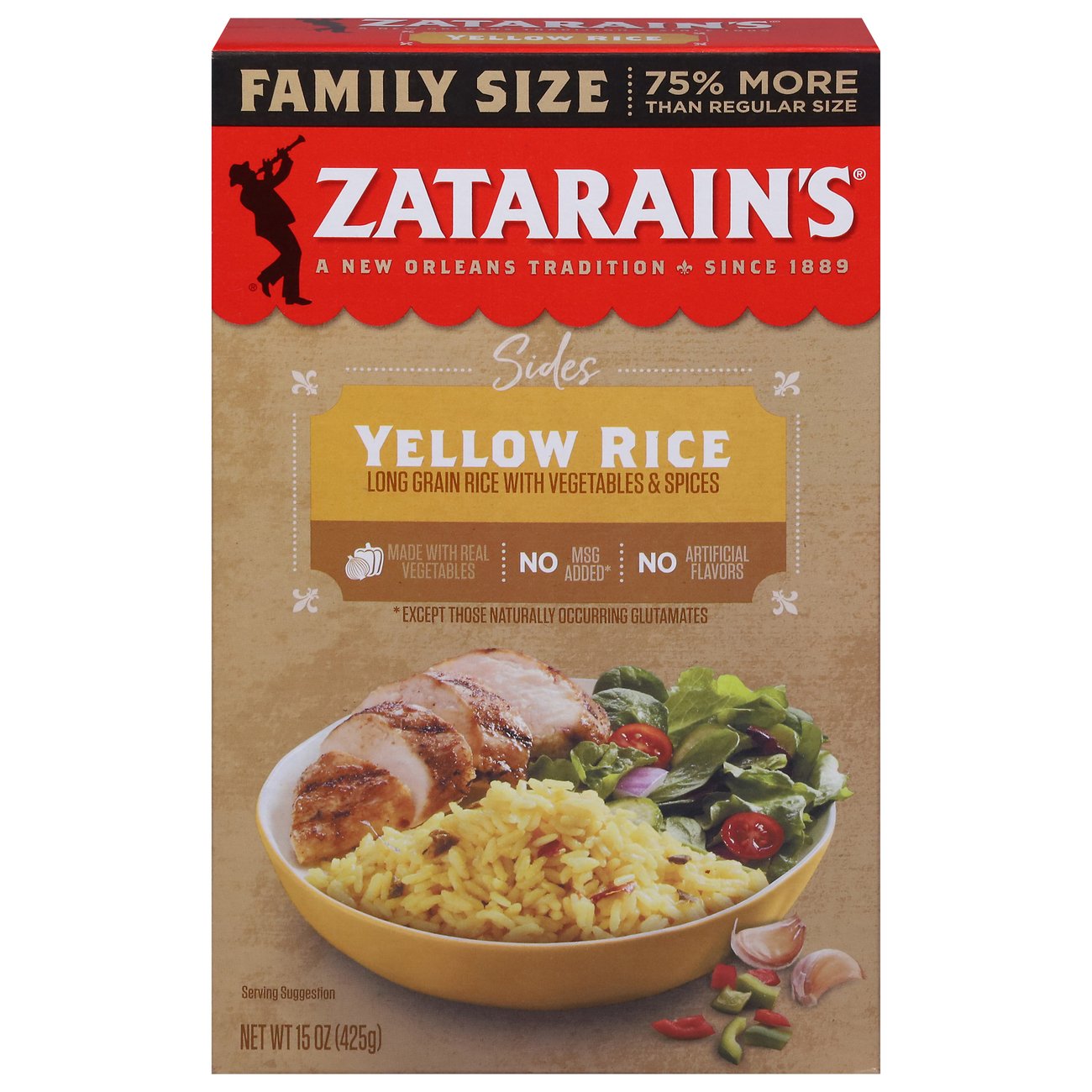 Zatarain's Yellow Rice Family Size - Shop Rice & Grains at ...