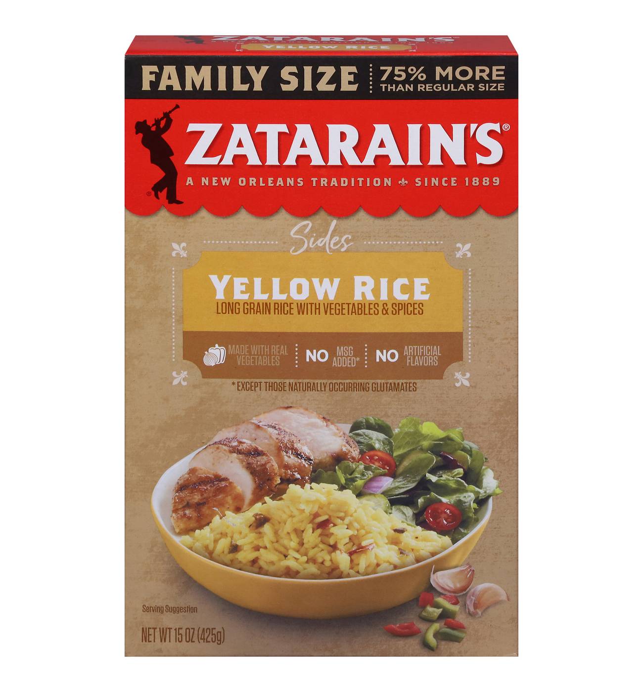 Zatarain's Yellow Rice Family Size; image 1 of 7