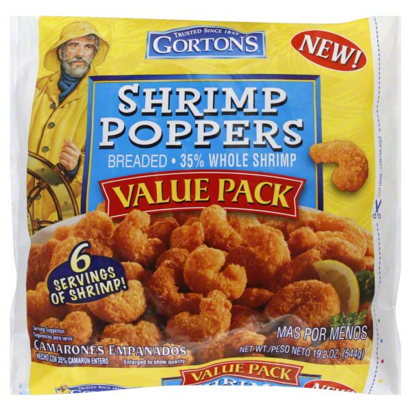 Gorton's Breaded Shrimp Poppers Value Pack Shop Shrimp & Shellfish at HEB