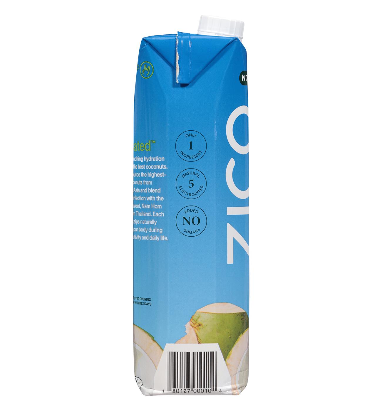 ZICO No Added Sugar 100% Coconut Water; image 2 of 4