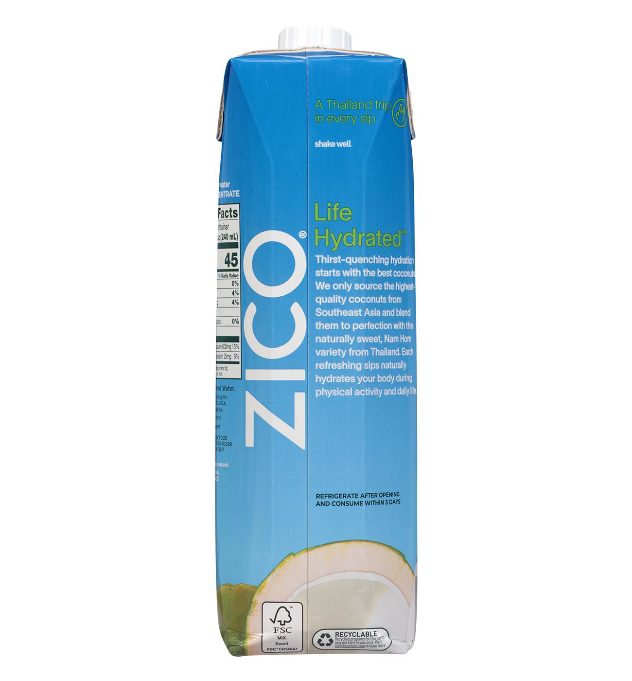 ZICO No Added Sugar 100% Coconut Water; image 4 of 4