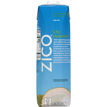 ZICO No Added Sugar 100% Coconut Water, 1 L