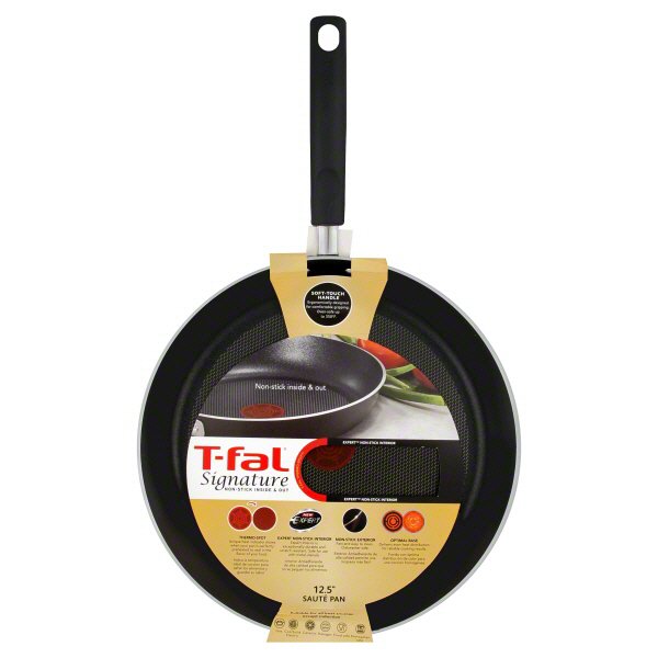 T-fal Signature Non-Stick Black 12 Piece Cookware Set - Shop Cookware Sets  at H-E-B