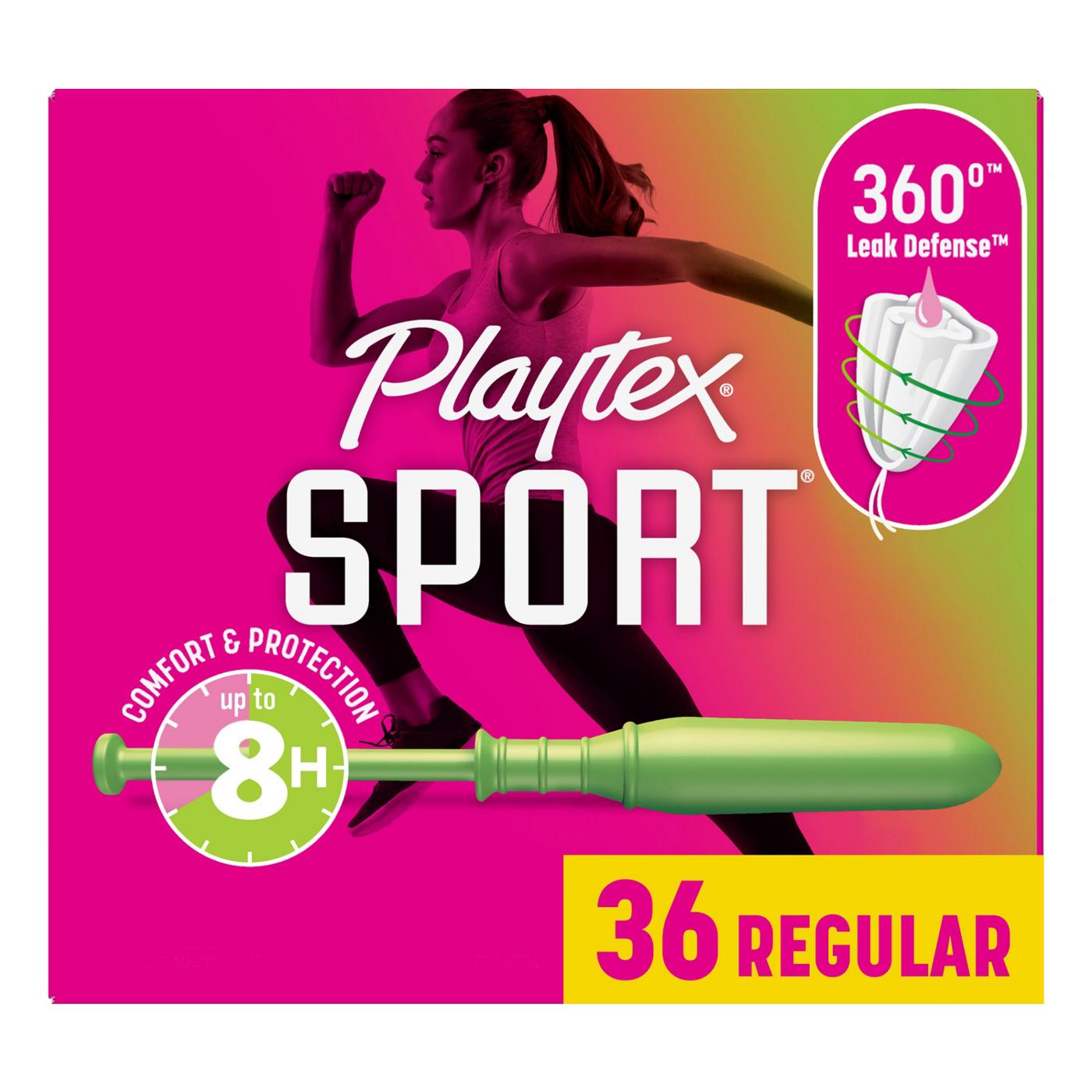 Playtex Sport Tampons - Regular, Unscented; image 1 of 9