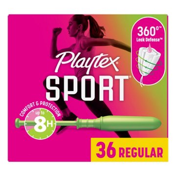 Playtex Sport Tampons - Regular, Unscented, 36 ct