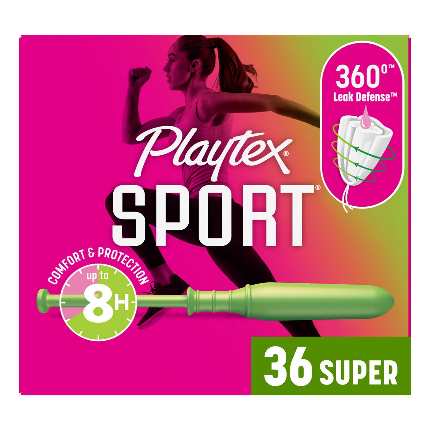 Playtex Sport Tampons - Super, Unscented; image 1 of 5