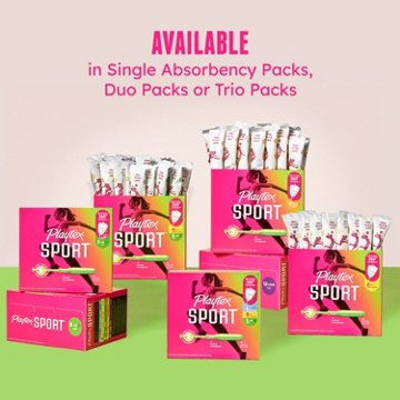 Playtex Sport Tampons - Super, Unscented, 36 ct