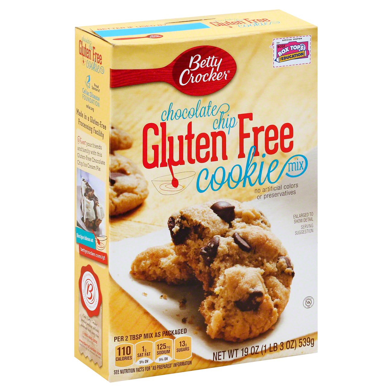 Betty Crocker Gluten Free Chocolate Chip Cookie Mix Shop Baking Mixes
