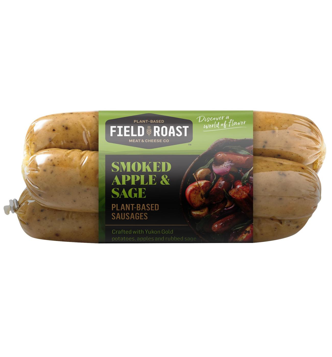 Field Roast Smoked Apple & Sage Plant-Based Sausages; image 1 of 2