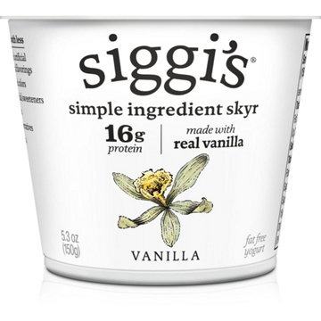 Siggi's Vanilla Skyr Icelandic Strained Non Fat Yogurt