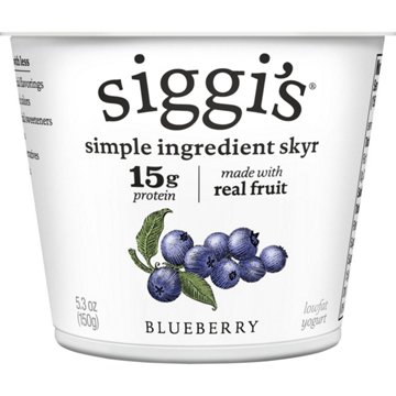 Siggi's 15g Protein Fat Free Yogurt - Blueberry