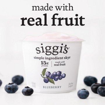 Siggi's 15g Protein Fat Free Yogurt - Blueberry