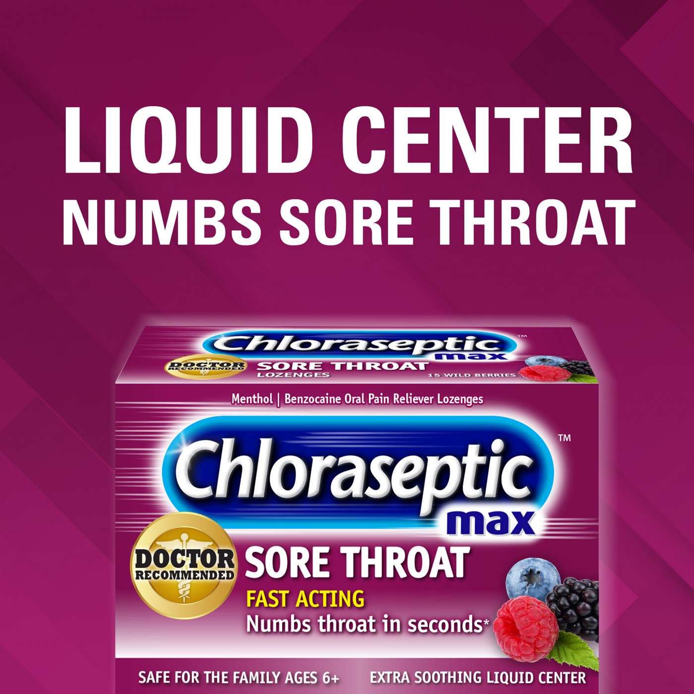 Chloraseptic Sore Throat Lozenges - Wild Berries; image 4 of 4