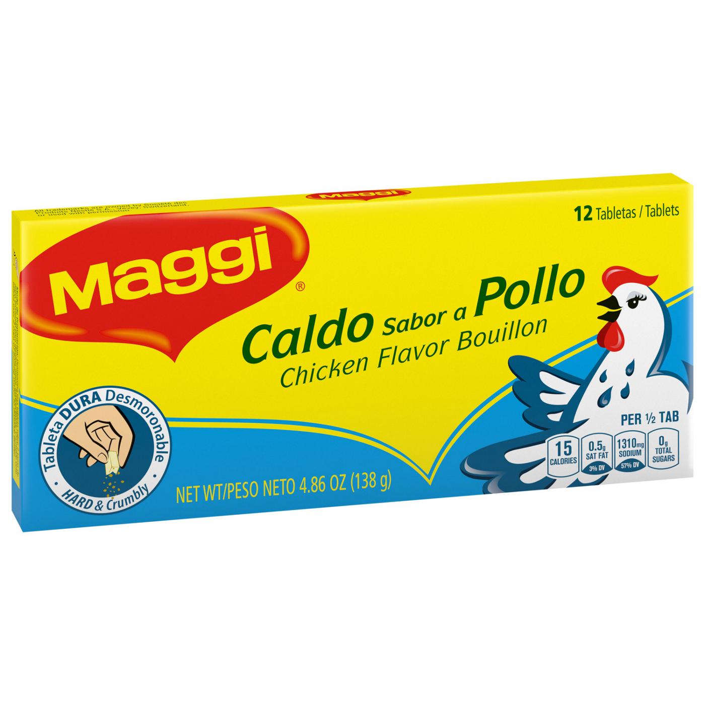 Maggi Chicken Flavor Bouillon Tablets; image 6 of 8