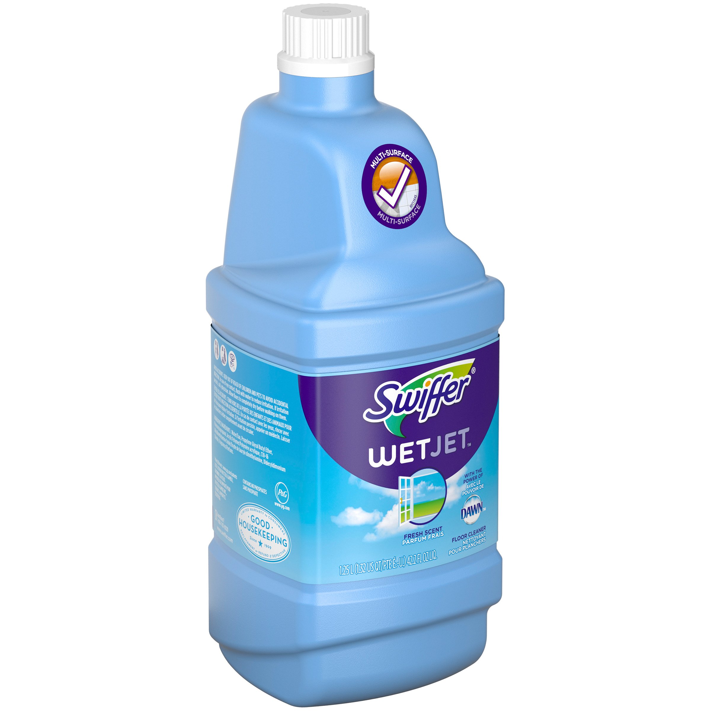 Swiffer WetJet with Dawn Fresh Scent Multi-Purpose Floor Cleaner Solution  Refill - Shop Mops at H-E-B