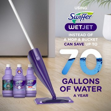 Swiffer WetJet Lavender Scent Multi-Purpose Floor Cleaner Solution Refill, 42.2 oz