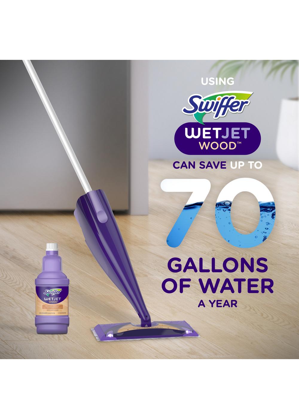 Swiffer WetJet Spray Mop Quickdry Formula Liquid Wood Floor Cleaner Refill; image 4 of 7