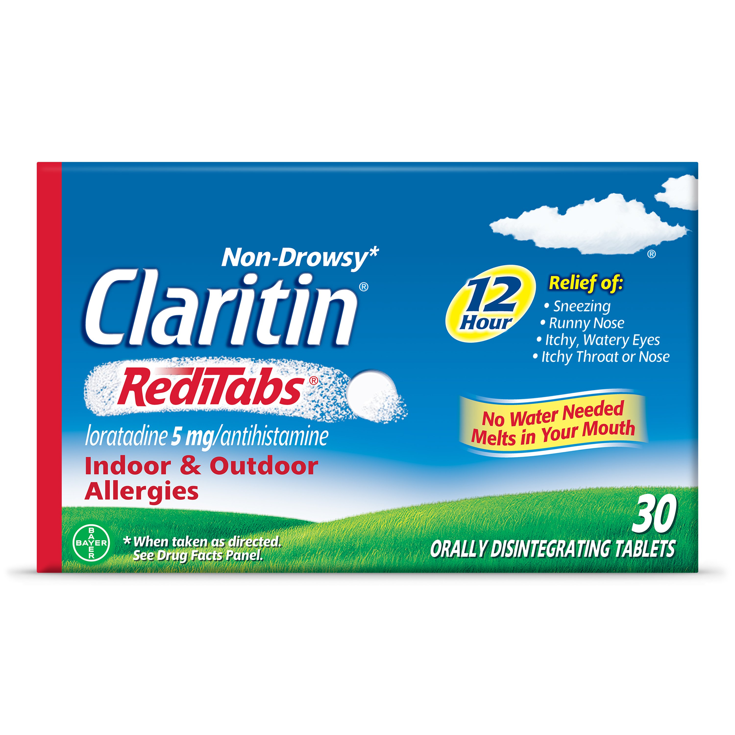 Claritin 12Hour NonDrowsy 5 mg Loratadine Antihistamine Allergy