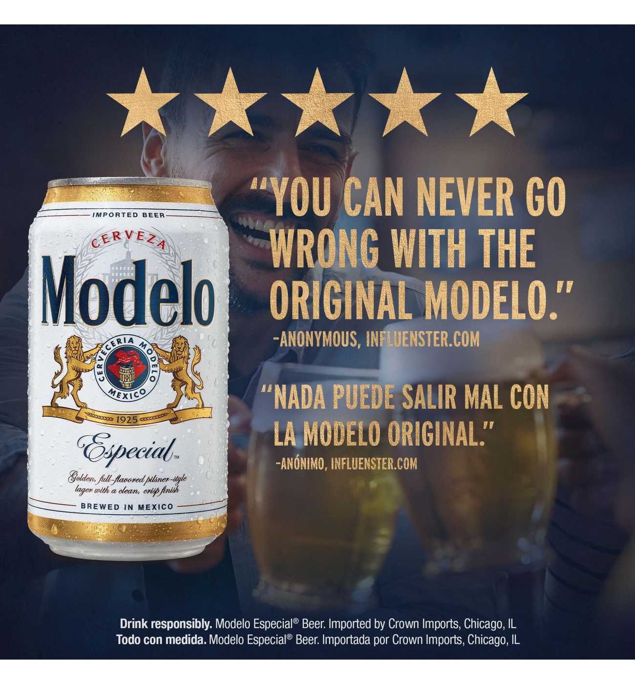 Modelo Especial Mexican Lager Import Beer 18 pk Cans; image 2 of 5