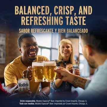 Modelo Especial Mexican Lager Import Beer 18 pk Cans, 12 oz
