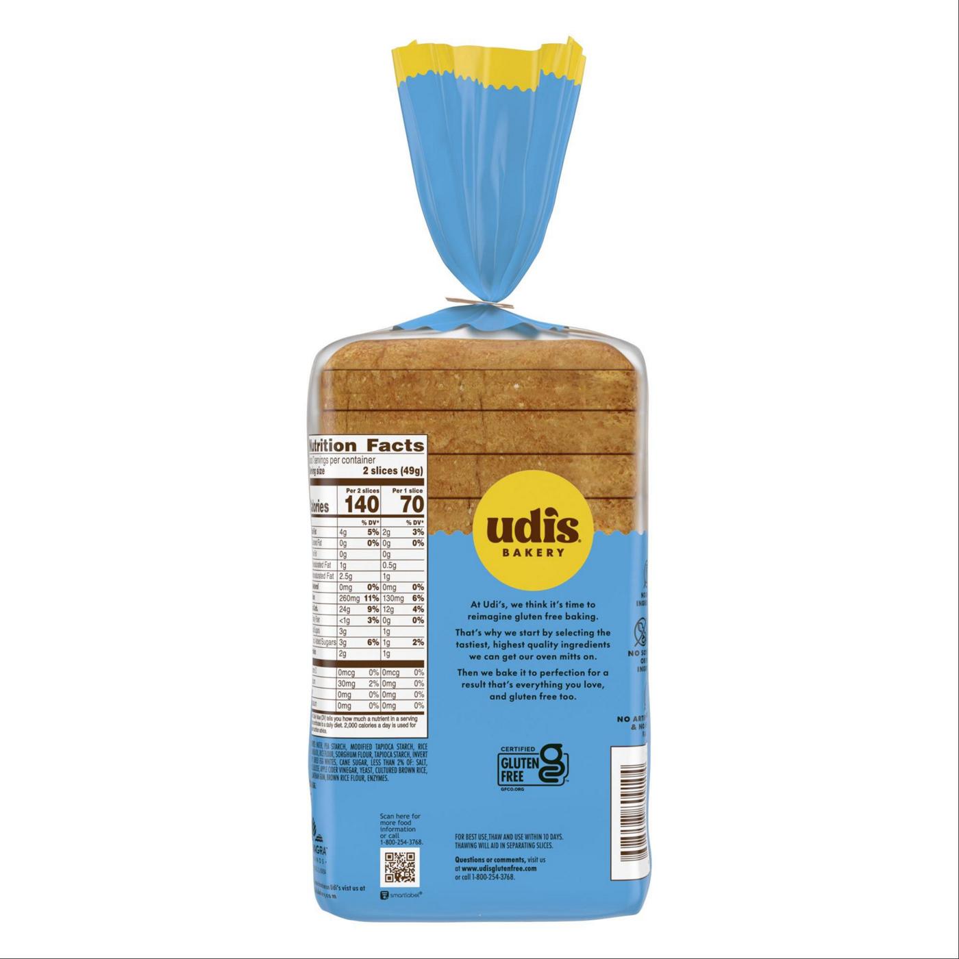 Udi's Gluten Free White Sandwich Bread; image 4 of 7