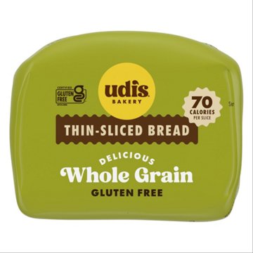 Udi's Gluten Free Whole Grain Bread, 12 oz